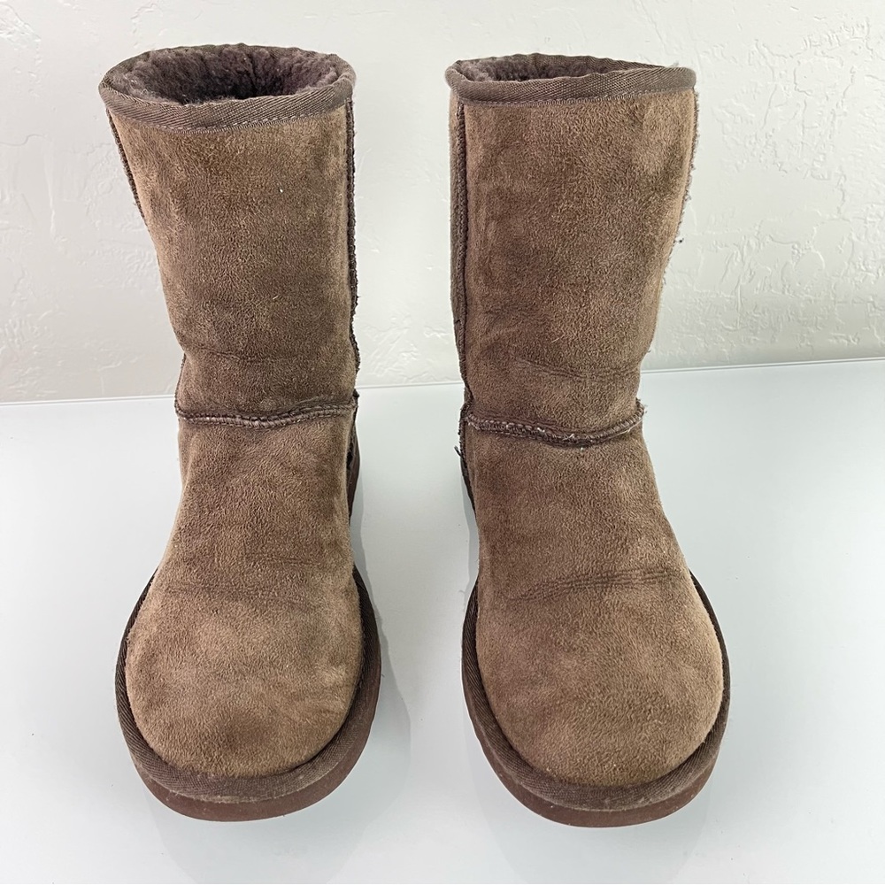 Ugg Boots Classic Short Solid Dark Chocolate Brow… - image 1